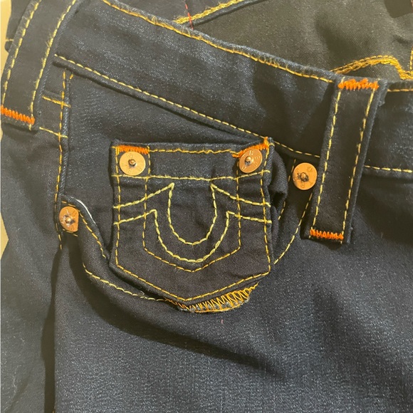 Women’s True Religion Skinny Jeans Navy Blue Size 33 - Picture 9 of 11